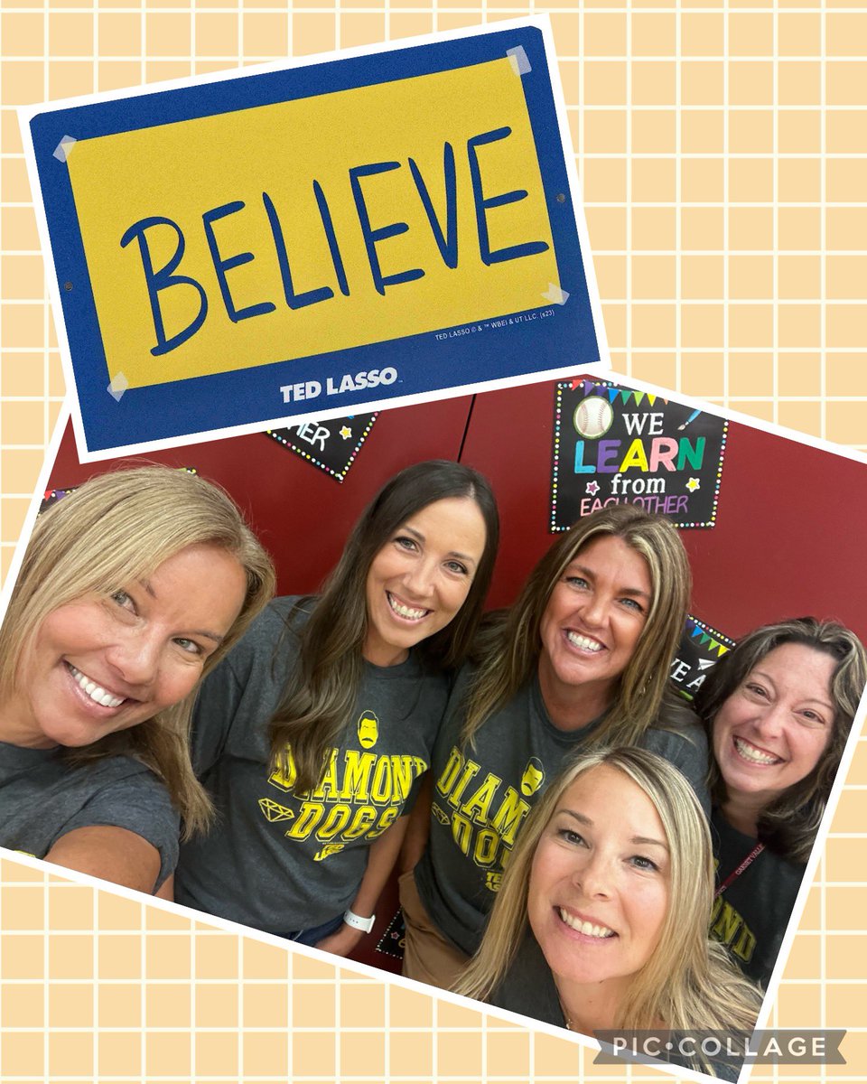 It is a pleasure to work with these fabulous women and talented educators. Looking forward to a very good year <a href="/bethelspringsgv/">BSES</a>. We BELIEVE! #TedLasso #DiamondDogs #backtoschool2023 <a href="/maggiepwp/">Maggie Ellis</a> <a href="/BrennanBSES/">Jennifer Brennan</a> <a href="/kelly_macauley/">Kelly Macauley</a>