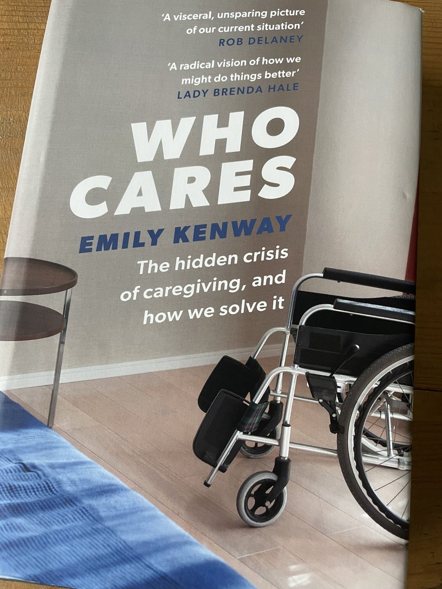 Just finished the beautifully written ‘Who Cares’ by @emilykenway. 

It examines the care crises w powerful stories, including @WillowKaty’s, & reimagines what the future of care could look like - if we’re brave enough. 

Food for thought for the #SupportMNDCarers campaign.