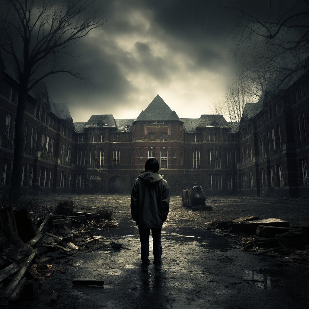 tomleveen's tweet image. What remained of the ruins held more than memories. They waited patiently for him to enter.  And stay.

#horror #flashfiction #write3 #WEB3