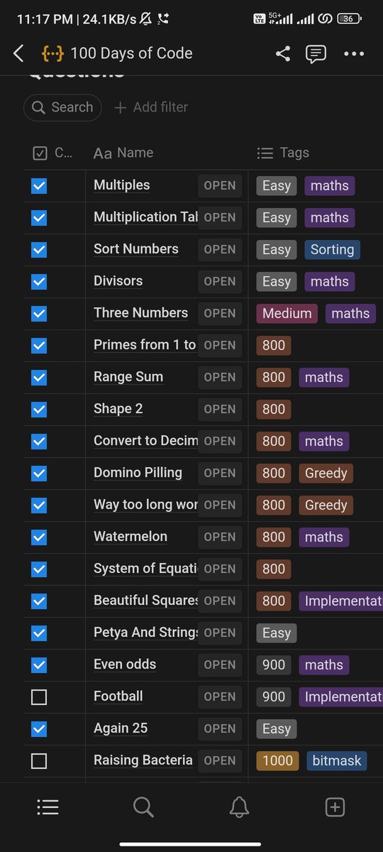 Durgesh83660865's tweet image. "Day 3 of #100DaysofCoding๐ป: Answered 10 coding questions today, with a total of 17 questions solved so far. Making great strides! ๐ #CodingProgress #har_din_sappy๐ฅ๏ธ๐ฅ๏ธ"