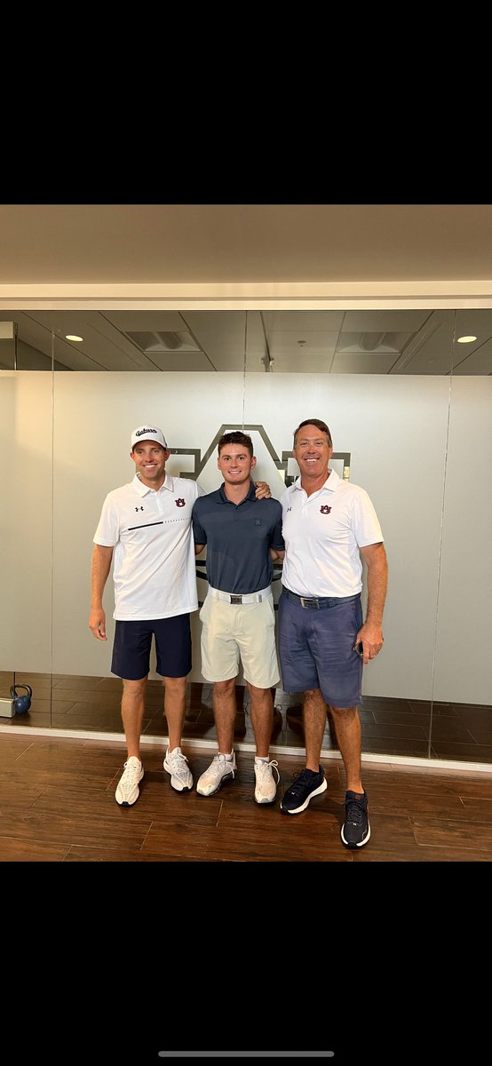 camerongolf11's tweet photo. Thanks to @aucoachclinard and Coach Williams for a having me down for an official visit at @auburnuI. I had a wonderful time meeting the staff, players, and getting to know more about @auburnmgolf. #WarEagle https://t.co/jr3dNCwuZ1
