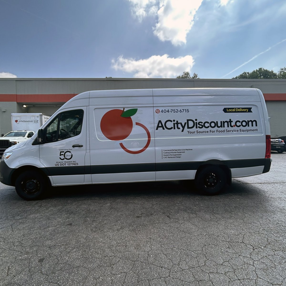 Your equipment is in good hands as we hit the road with our freshly decked-out  Sprinter van! With this van in our fleet of delivery trucks, no job is too big or small. Call us today at 404-752-6715 to get your delivery scheduled!
#DeliveryFleetUpgrade  #LocalDelivery