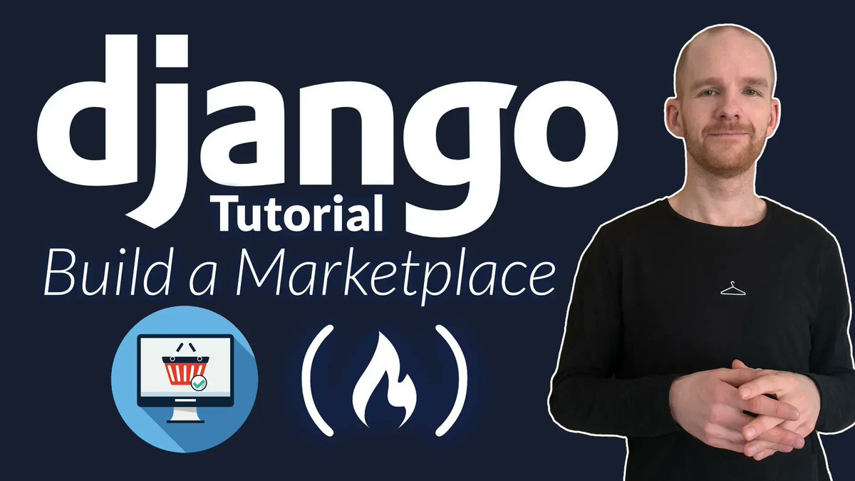 freeCodeCamp's tweet image. Django is a popular Python web framework you can use to build scalable &amp;amp; robust apps.

And this course teaches you how to use it by building an online marketplace.

Your app will have have features like authentication, a dashboard, and much more.

freecodecamp.org/news/learn-dja…