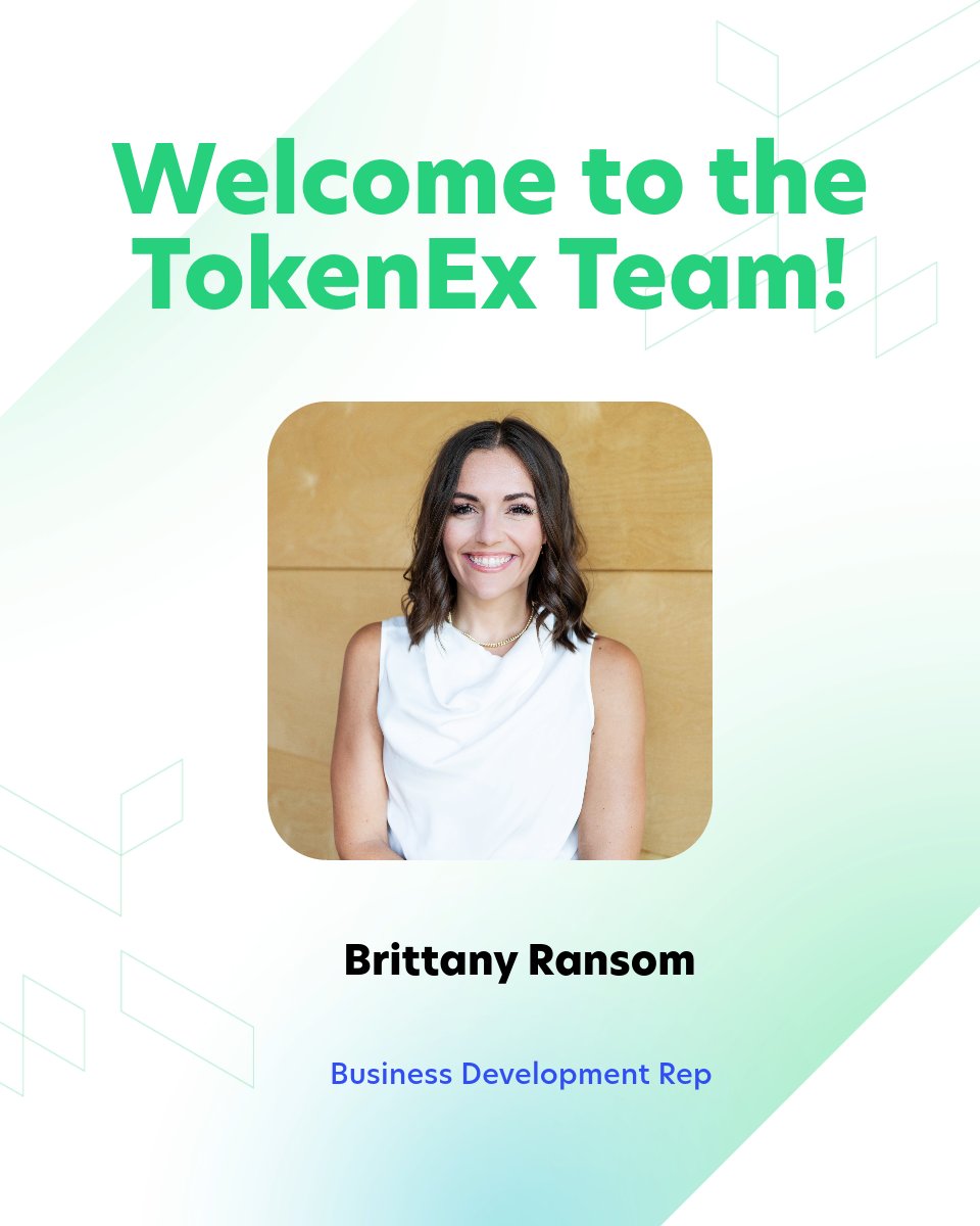 TokenEx is excited to officially welcome Brittany Ransom to the team as our new Business Development Rep!! 👏🎉

Congratulations and welcome aboard, Brittany! 😃

We're hiring 
➡️ mtr.cool/joayqnqqvi 

#tokenex #b2b #techcompany #newhire