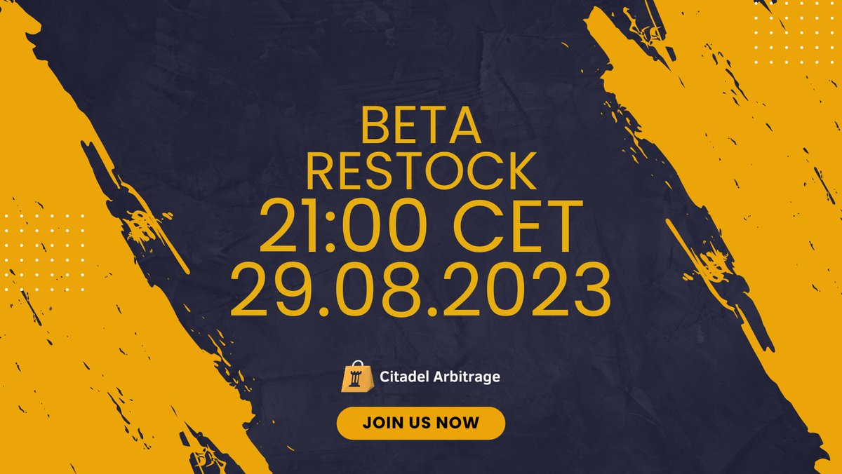 Small FCFS restock today in the restock server. 🍀