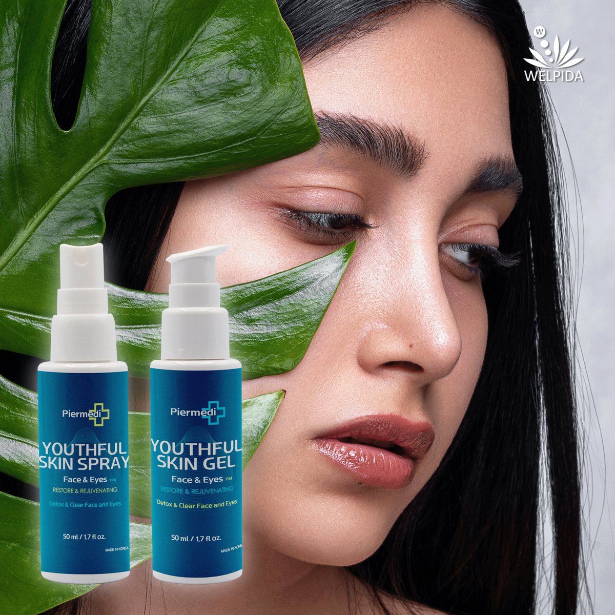 WelpidaOfficial's tweet photo. Youthful Skin Spray &amp; Gel 🥰✨
The perfect multi-functional skincare set for detoxing and revitalizing your skin to your fullest potential!

💧 Get yours @ https://t.co/NEr5ayatF4
#welpida #wellness #kbeauty #detoxbody #detoxskincare #antiaging #moisturize #clearskin #cleanbeauty https://t.co/ykYO7KDHsR