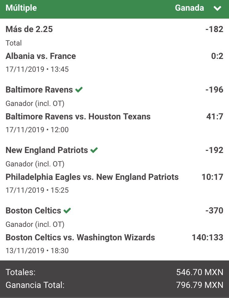 Ludopata6's tweet photo. Hace unos ayeres convertimos 250 pesos en 38,000❤️ Este año haremos lo mismo con pura NFL
4 pasos de 500 a 50,000

Costo del grupo $1,000mxn
Incluye el reto y picks nfl durante un mes https://t.co/G1bjXVO2vz