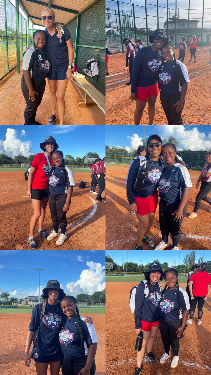 I had a amazing time at the Breakthrough Series. I am grateful for all the instructions and advice I received from some of  the best softball players. @natashawatley29 @SoftballCMU @JennieFinch @Aubree_Munro1 @D_Martinez00 @16newt