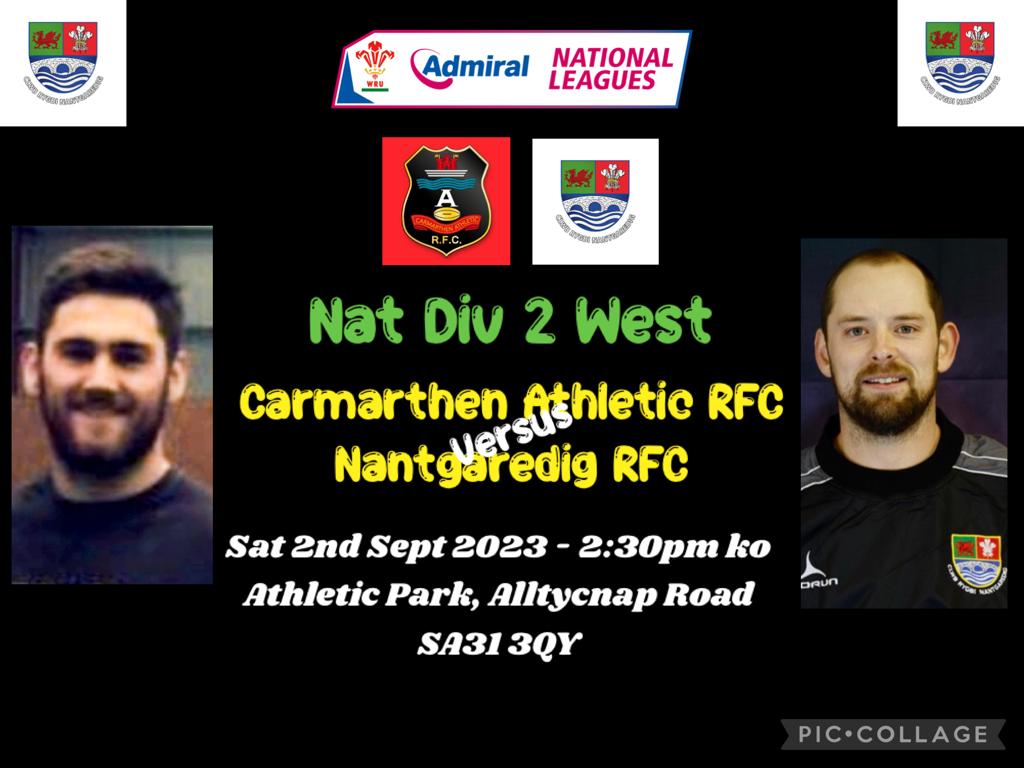 NantgaredigRFC's tweet photo. Ni nol 🏉!

Both captains are very proud of their home clubs &amp; should be another quality battle.

"Schiavone is away on honeymoon, so @oleary_simon gets his chance to lead Nant and couldn't think of a better man to lead the club on Saturday." @TomasMarks8 

@alunrise graphics 👍 https://t.co/JPJsin209K
