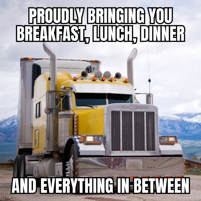 Thank you, #truckdrivers