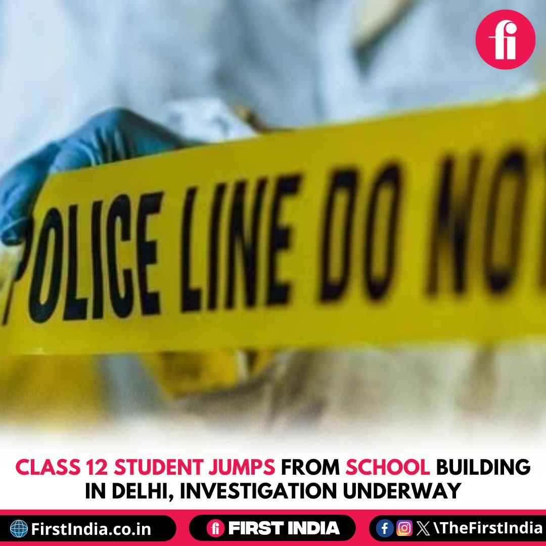thefirstindia's tweet image. A class 12 student jumped from a school building in Delhi's Civil Lines. The incident occurred at SBBM Sarvodaya Vidyalaya. The student is being treated, and police are investigating. 

#StudentInjury #SchoolIncident #DelhiNews