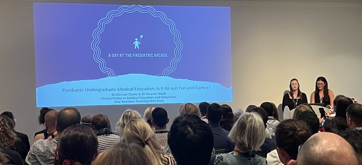 MESH (@midyorksmesh) on Twitter photo Here’s <a href="/doctordodd/">Eleanor Dodd</a> and Ellie Clarke presenting their amazing Paediatric Arcade to a packed out room at #amee2023 - there was so much interest in their work from international medical educators that there wasn’t enough time to answer all the questions!! #amee2023 @MY_LenRichards Here’s <a href="/doctordodd/">Eleanor Dodd</a> and Ellie Clarke presenting their amazing Paediatric Arcade to a packed out room at #amee2023 - there was so much interest in their work from international medical educators that there wasn’t enough time to answer all the questions!! #amee2023 @MY_LenRichards
