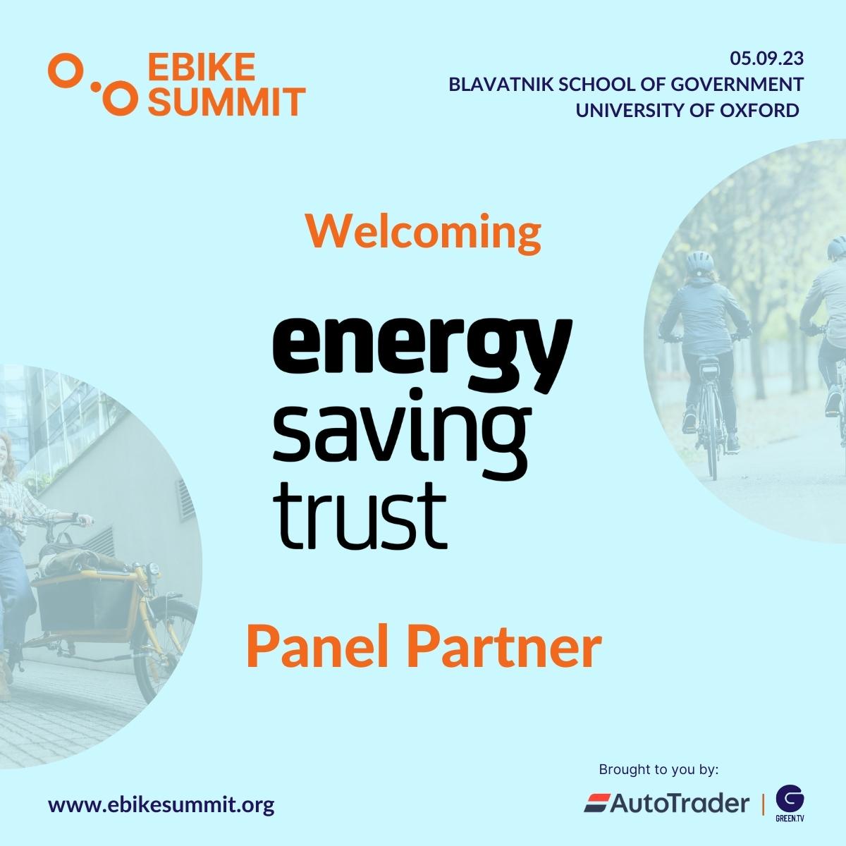 We're thrilled to have <a href="/EnergySvgTrust/">Energy Saving Trust</a> join the EBIKE SUMMIT! They'll be leading a session on ebike incentives, driving adoption, and sustainability. Learn more about their impactful work in promoting clean energy and efficiency - energysavingtrust.org.uk

#EBIKE #Sustainability