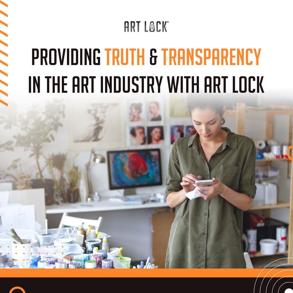 _Art_Lock's tweet photo. The primary mission of Art Lock is to protect and empower creators of physical art by connecting their creations to Validated Data TokensTM. These tokens protect artists, galleries, buyers, and sellers by proving authenticity, provenance, and art ownership. https://t.co/AynT8LeKfO