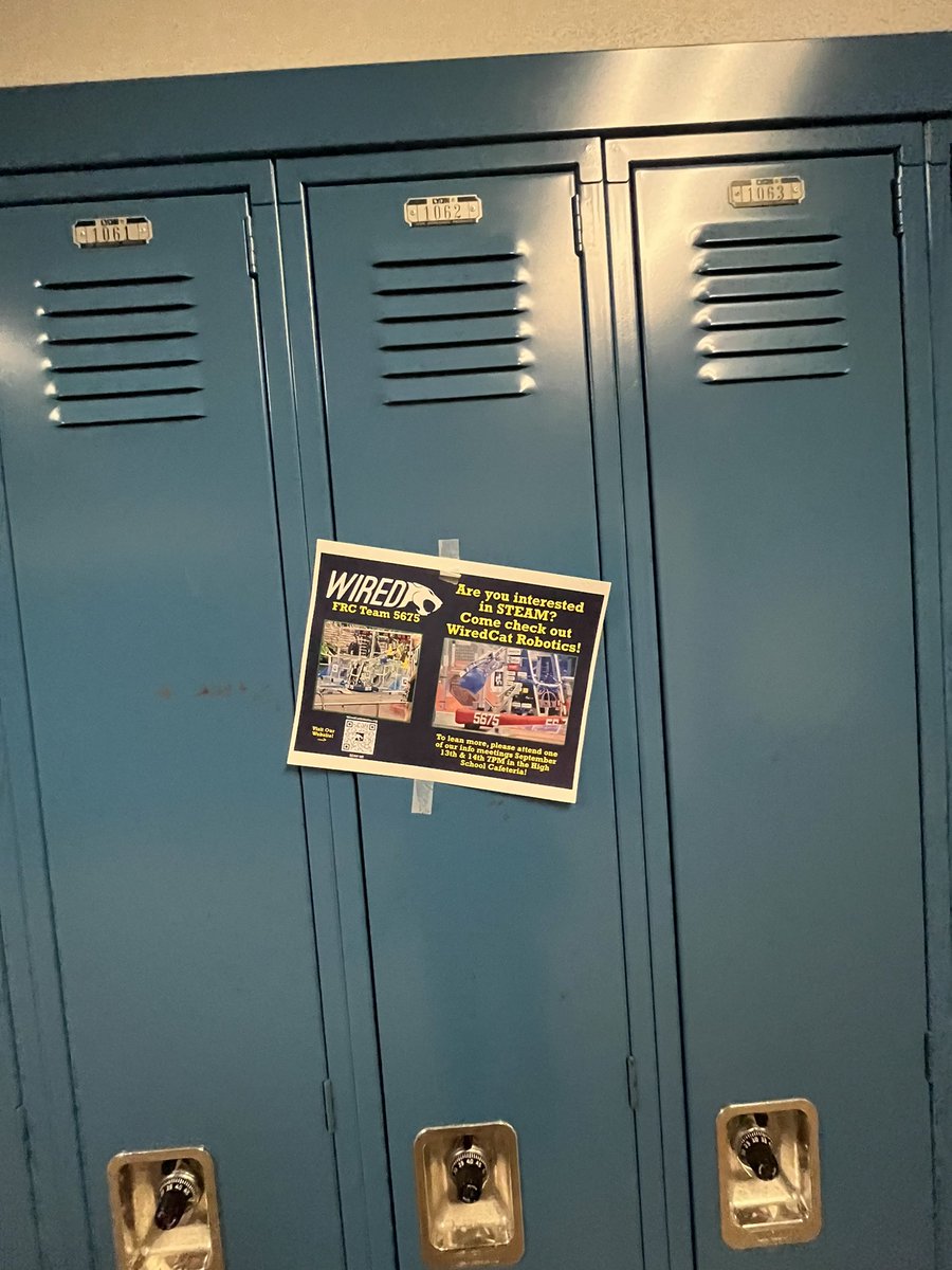 FRC5675's tweet photo. Our informational meetings will be taking place September 13th and 14th in the High School cafeteria. We hope to see you there! https://t.co/q4SoJOmjRy