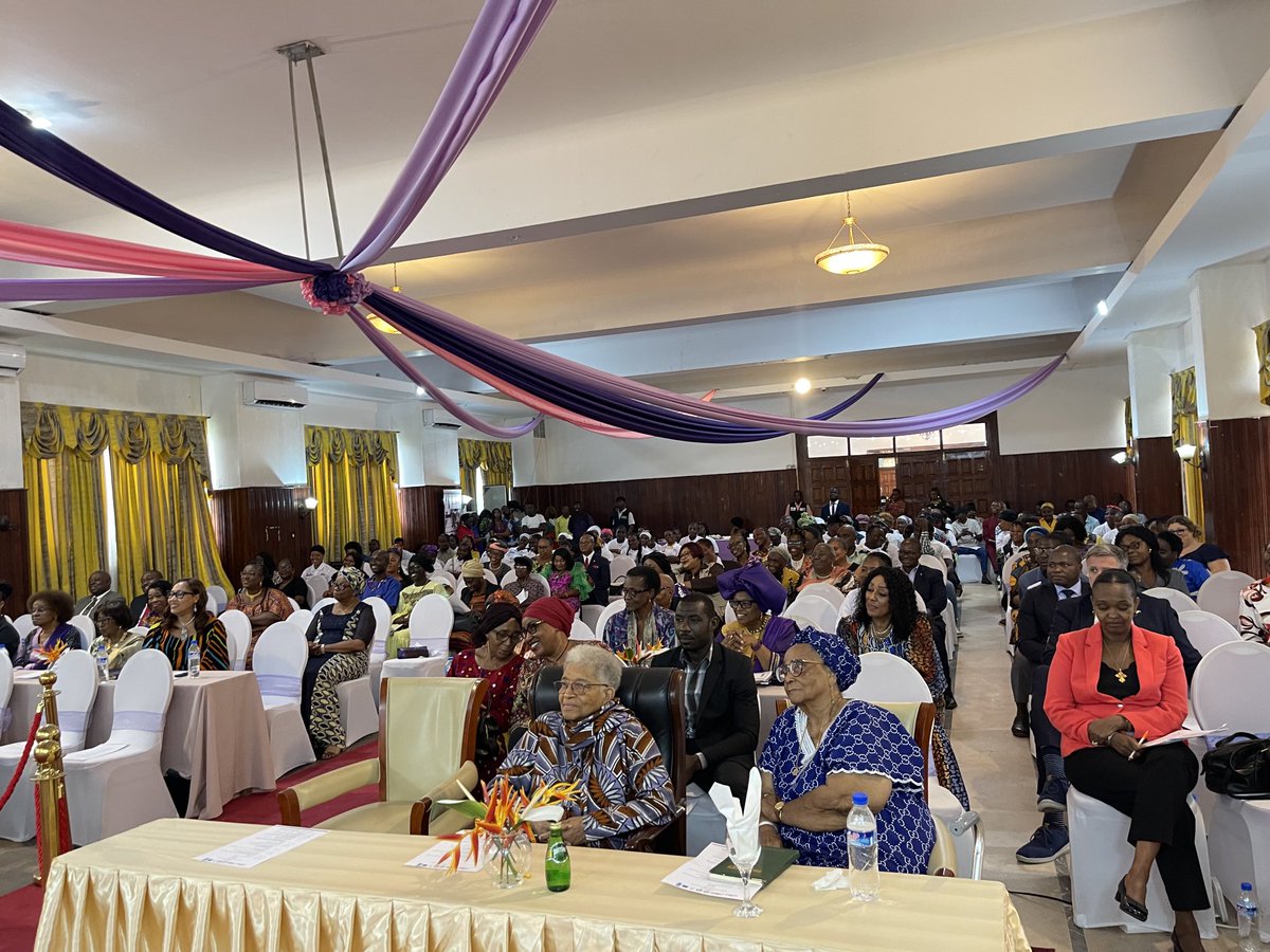 kuukpen_louis's tweet photo. Women’s Situation Room #WSR2023, lunched by HE. Sirleaf ex-Prez of Liberia. A hallmark 4 ensuring peaceful n violence free elections. @UNDPLiberia n #UNDP lauded as z ‘father’ that birthed z WSR which has become a good practice n replicated in many elections. Kudos #ABIC https://t.co/gtqaJXjwNI