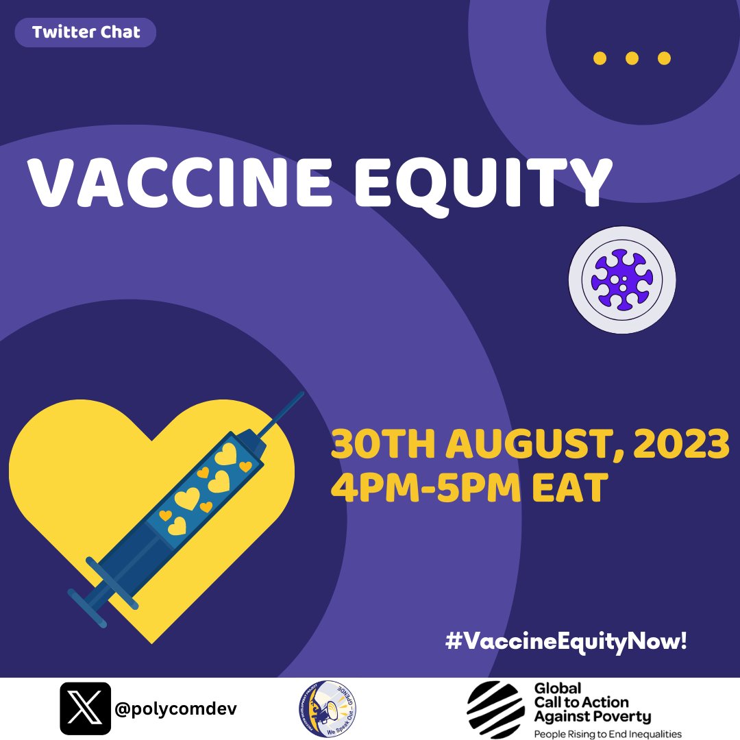 polycomdev's tweet image. 🌍 Join us for a vital conversation on #VaccineEquityNow! Let&apos;s tackle the global challenge of fair vaccine distribution. Let&apos;s talk about breaking down barriers, bridging gaps and ensuring every community deserves protection.
💪#VaccinesForAll #EquitableProtection #Polycomspeaks