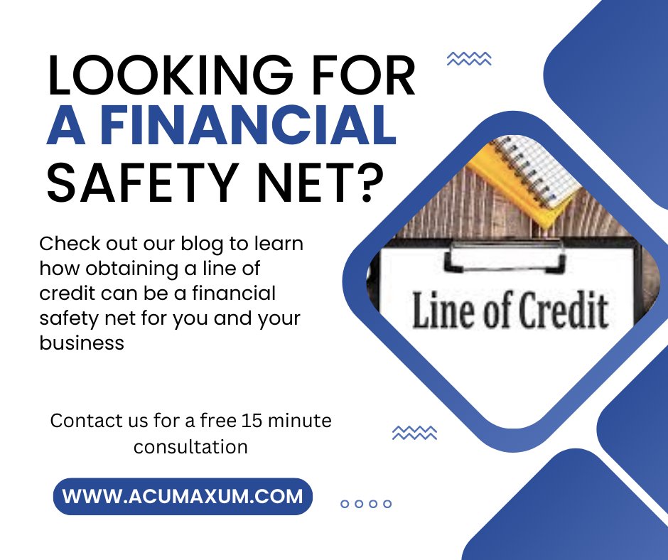 djcmediallc's tweet image. A line of credit is a financial safety net, allowing you to borrow, repay, and borrow again within the specified limit, this makes it suitable for ongoing financial needs to provide peace of mind. 
Acumaxum.com 
#cashflow
#business
