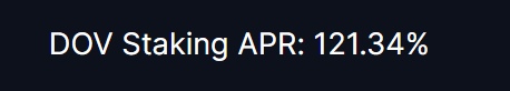 DoveSwap's real yield staking is now at a staggering 121% APR.

🌟 What's more appealing? It's all in WETH! Our most recent WEEKLY distribution just distributed ~0.2 ETH to our DOV stakers!

🔥 This makes us the highest yielding real yield product on zkEVM 💰🔗