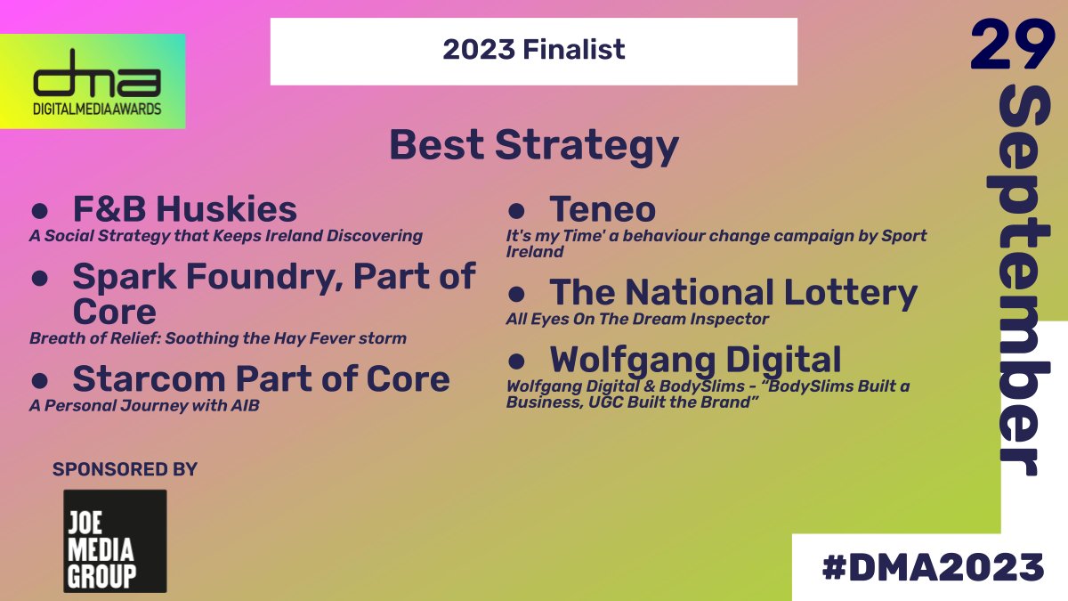 Digital Media Awards tweet media