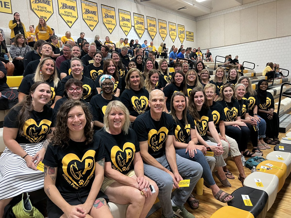 inspiretheyouth's tweet photo. Believe. Belong. Become. At Gideon Pond we lead with love. We are #Pondpride. #One91 #EachStudent #CommunityStrong #FutureReady https://t.co/COdPThysQx