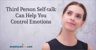 When you’re thinking about an area of your life that triggers self-doubt, use third-person pronouns. Third-person thinking may create a sense of distance between you and whatever is igniting your insecurity.