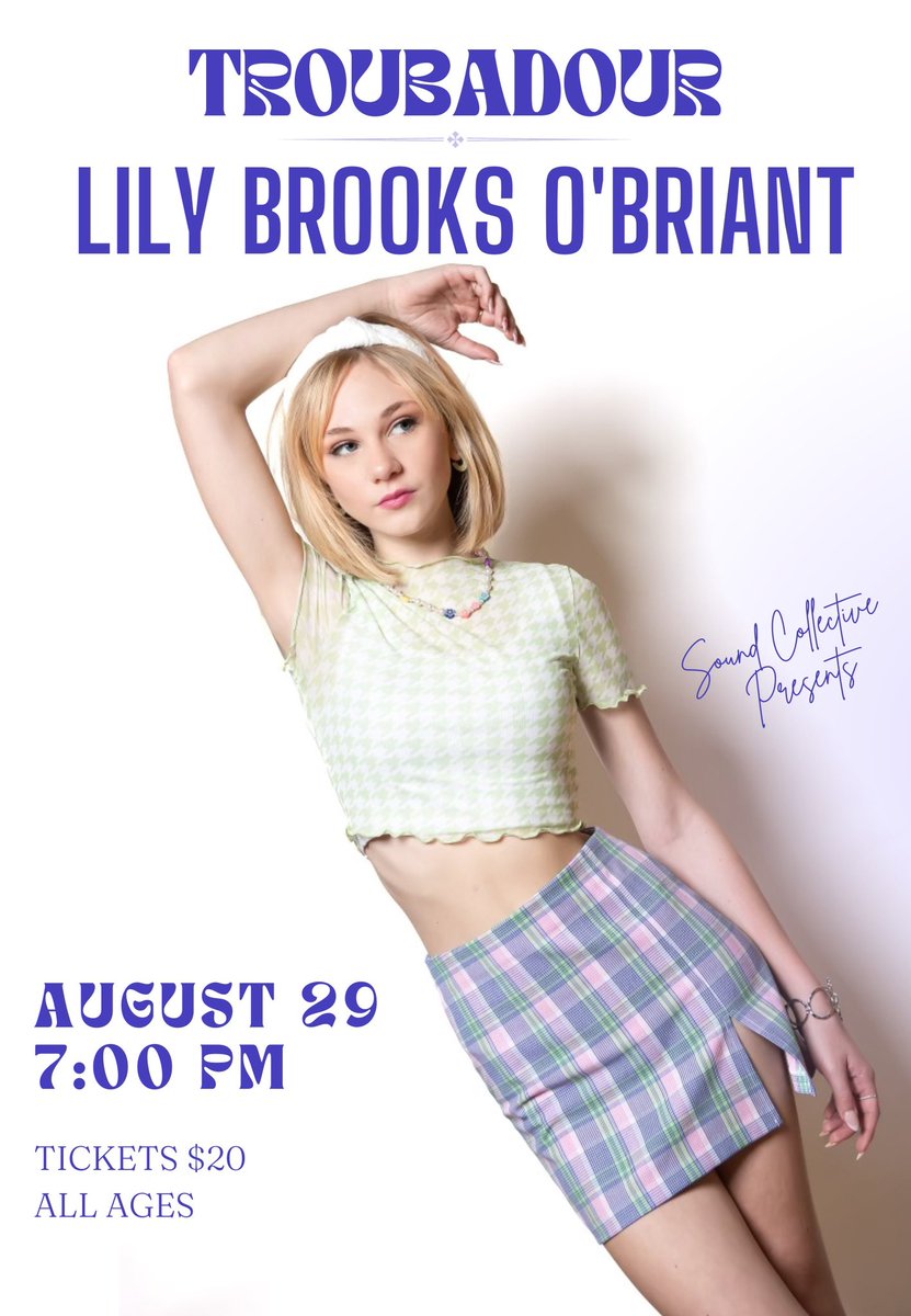 TODAY’S THE DAY 💜🎶
Last chance to get tickets for my concert at the Troubadour TONIGHT!!  Click the ticket link in my bio to support me &amp; the other amazing artists performing 🫶🏼 can’t wait to see you there <3