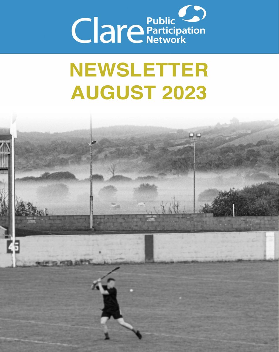 Our August newsletter is here. With news of training, webinars, funding and more. Our Member Group in the Spotlight is @WCI_Clare – champions of women's rights in the Banner for 30 years. Click on this link to download a PDF of the newsletter: clareppn.ie/wp-content/upl…
