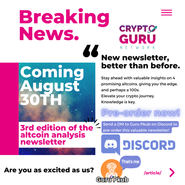 sonicsmietser's tweet photo. ๐จ@cgn_crypto the monthly Crypto Newsletter came out.๐Stay ahead with valuable insights on alt coins, giving you the edge and perhaps a 100x! Knowledge is KEY! โ๏ธ๐ง
Join the FREE Discord, stacked with educational content, VIP setups from GOAT traders.
#CGN #bestcryptocommunity https://t.co/fRxbzjzQkU