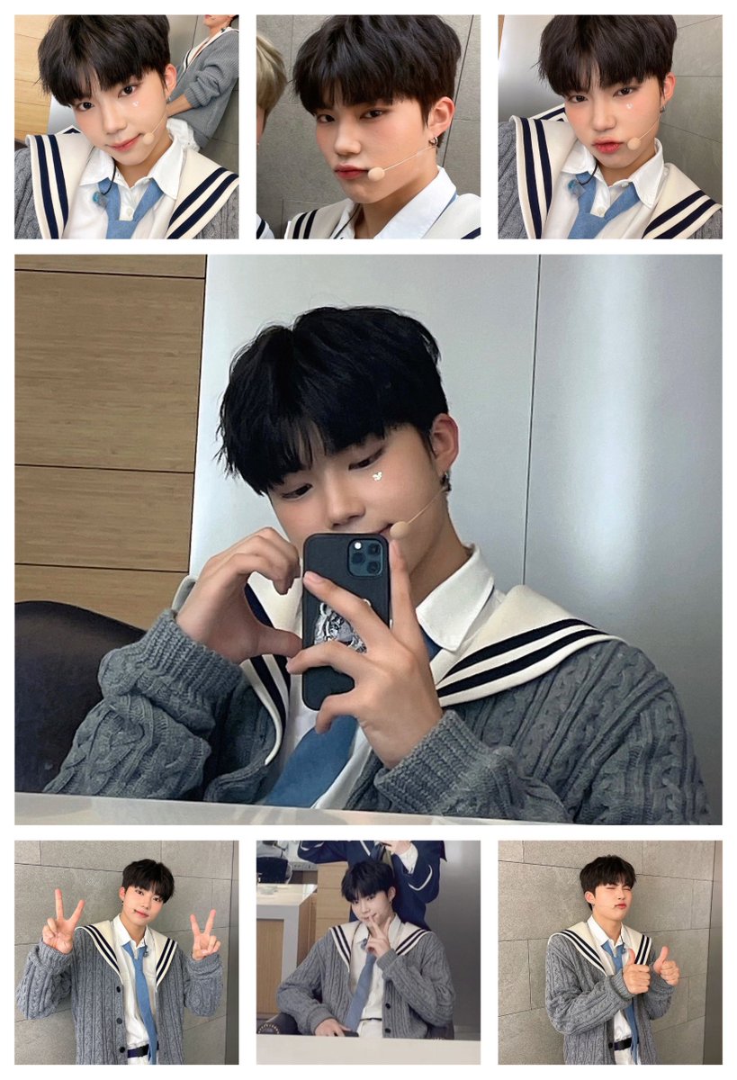 📸] INDIVIDUAL WILD IDOL GUNWOOK SELCAS (1/2) *This outfit only