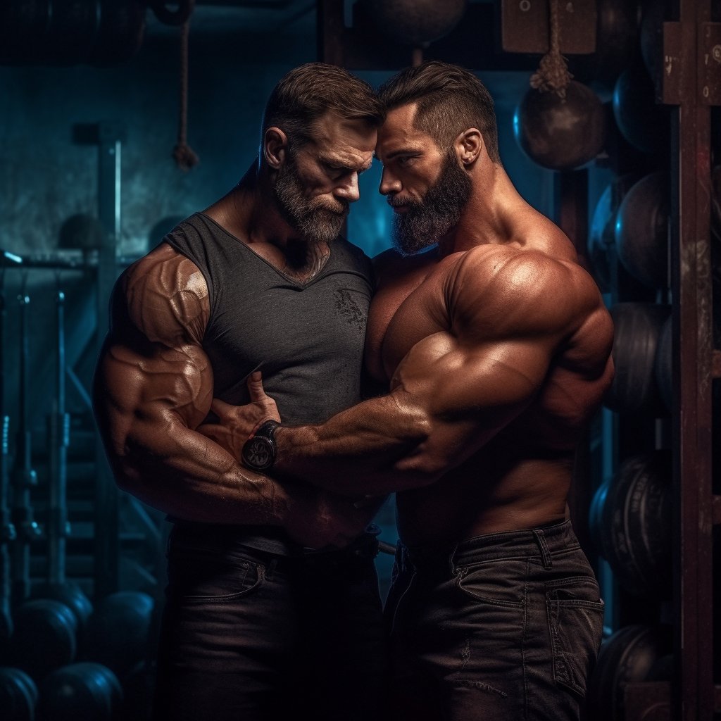 IKDazzle's tweet photo. Trouver quelqu'un qui te regarde comme tu regardes les haltères... Mission accomplie! 💘🏋️♂️ #TrueLove #MuscleMen #GymRomance #GayGoals https://t.co/ZSrfYjErEf