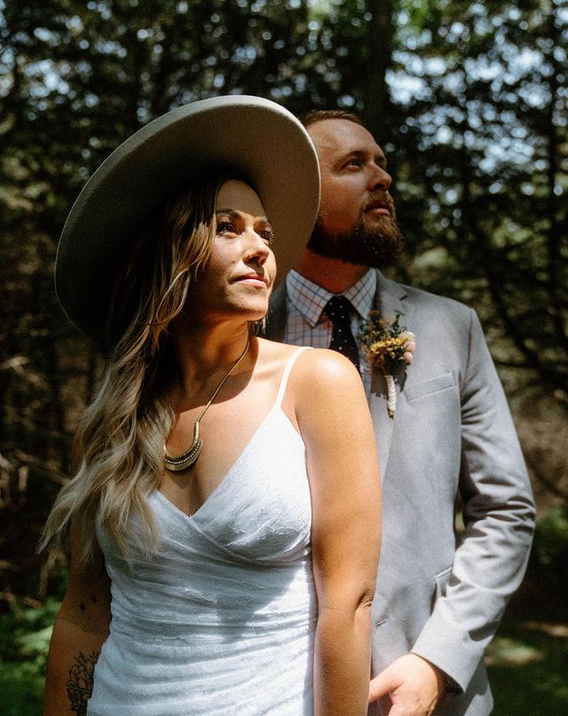 PeterGrimmLtd's tweet photo. We love seeing this bride rock her Peter Grimm Formative Hat! Congratulations to the happy couple! 

Repost @emiliecatey 

we are each other’s sunshine after our storms ☀️🤟🏾 https://t.co/Pq9Me2KWFU