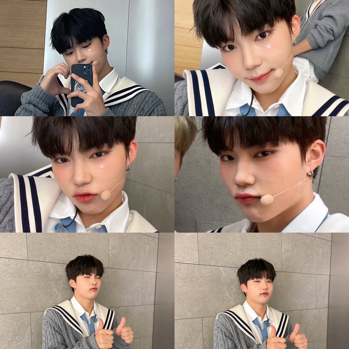 geunwuk's tweet photo. this genre of gunwook >> 💙🤍 https://t.co/2hXqhnsGYc