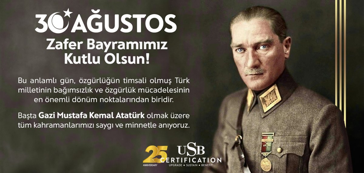 USB_Cert's tweet photo. 🇹🇷 30 Ağustos Zafer Bayramımız Kutlu Olsun 🇹🇷 https://t.co/U2bhelZfQs