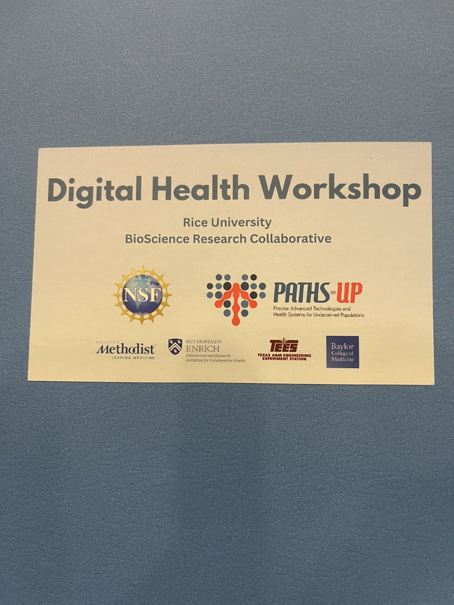 Enhancing Collaborative Synergy in #DigitalHealth: A Multi-Institutional Workshop to Unite Methodist Hospital, @bcmhouston, @RiceUniversity , Texas A&M , and Industry Leaders for Advancing Accessible and Equitable Healthcare Solutions. #texas #houston #healthequity