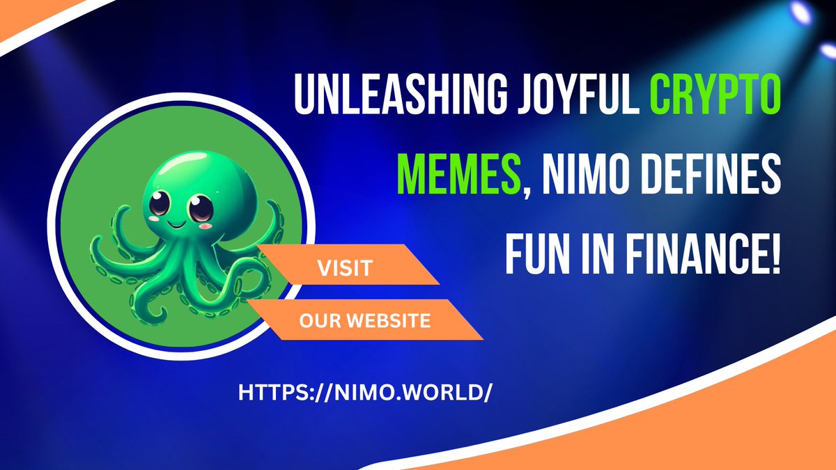 nimo world 🟠 NFTARMY (@nimo_world) on Twitter photo It prioritizes the active involvement and participation of its community members in shaping the direction of the project. nimo.world
<a href="/nimo_world/">nimo world 🟠 NFTARMY</a> #MemeCoin #Crypto $NIMO #investment It prioritizes the active involvement and participation of its community members in shaping the direction of the project. nimo.world
<a href="/nimo_world/">nimo world 🟠 NFTARMY</a> #MemeCoin #Crypto $NIMO #investment