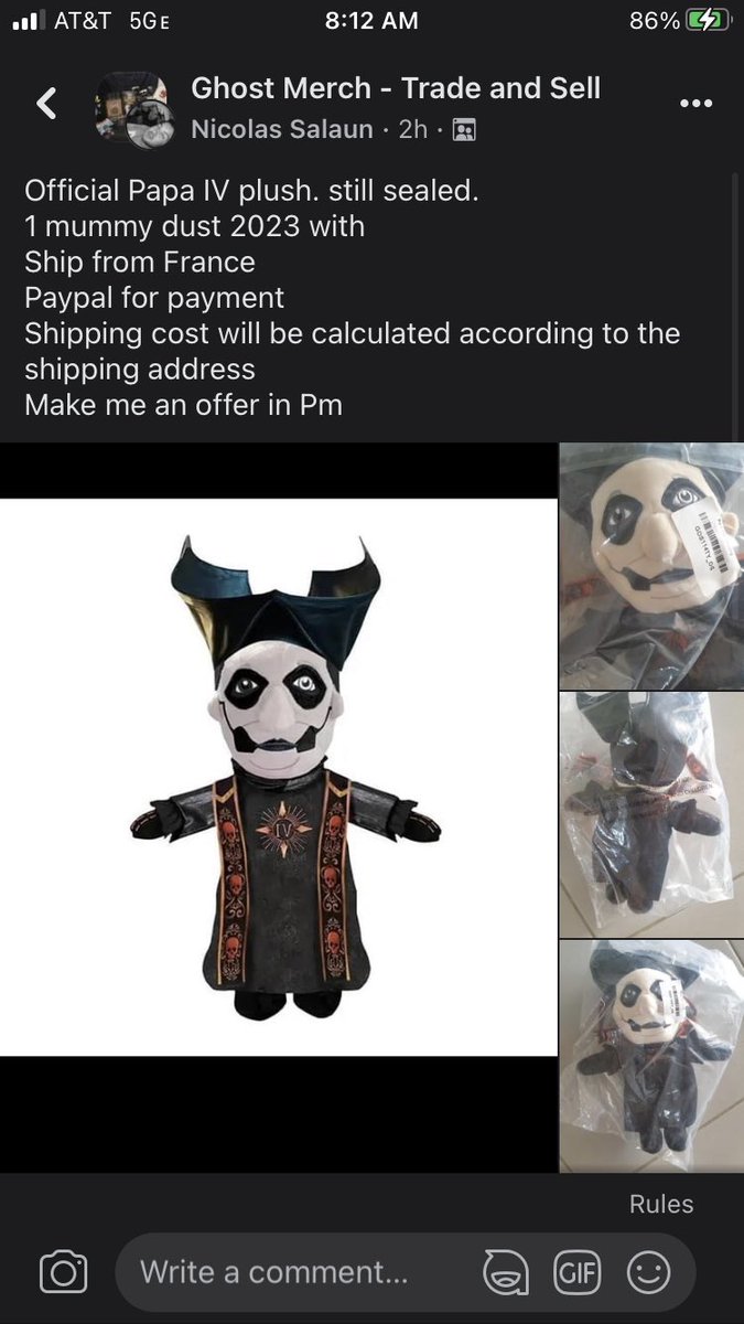 Ghost merch deal or no deal I have one thing to tell you: Do Better, I mean come on this stuff is still available at tour spots; no reason to sell for outrageous prices