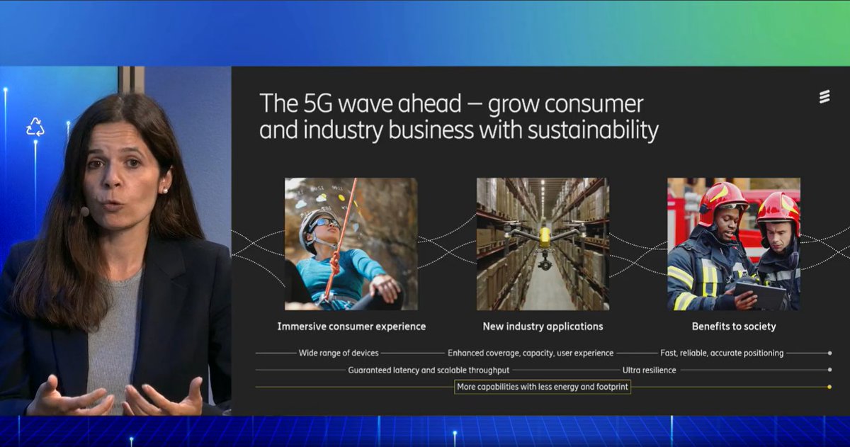 Checking into the details and open questions for 5G in the near future in the current session right now ⤵️ 💁‍♀️ bit.ly/3Pa6vQK @EricssonNetwork #5G #Ad #Sustainability