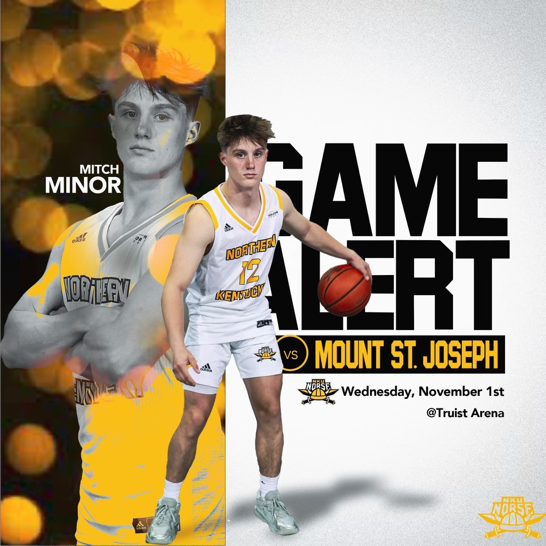 NKU Men's Basketball ๐ (@nkunorsembb) on Twitter photo Our ๐๐ซ๐๐๐๐๐ง๐๐ข๐ก ๐๐ข๐ก๐ง๐๐ฆ๐ง is ๐ฆ๐๐ง โ
The ๐ก๐ผ๐ฟ๐๐ฒ will host ๐ ๐ผ๐๐ป๐ ๐ฆ๐. ๐๐ผ๐๐ฒ๐ฝ๐ต on ๐ช๐ฒ๐ฑ๐ป๐ฒ๐๐ฑ๐ฎ๐, ๐ก๐ผ๐๐ฒ๐บ๐ฏ๐ฒ๐ฟ ๐ญ in Highland Heights ๐
๐ฐ - bit.ly/44pKbXG
<a href="/NKUNorse/">Northern Kentucky Athletics</a> | #NorseUp Our ๐๐ซ๐๐๐๐๐ง๐๐ข๐ก ๐๐ข๐ก๐ง๐๐ฆ๐ง is ๐ฆ๐๐ง โ
The ๐ก๐ผ๐ฟ๐๐ฒ will host ๐ ๐ผ๐๐ป๐ ๐ฆ๐. ๐๐ผ๐๐ฒ๐ฝ๐ต on ๐ช๐ฒ๐ฑ๐ป๐ฒ๐๐ฑ๐ฎ๐, ๐ก๐ผ๐๐ฒ๐บ๐ฏ๐ฒ๐ฟ ๐ญ in Highland Heights ๐
๐ฐ - bit.ly/44pKbXG
<a href="/NKUNorse/">Northern Kentucky Athletics</a> | #NorseUp