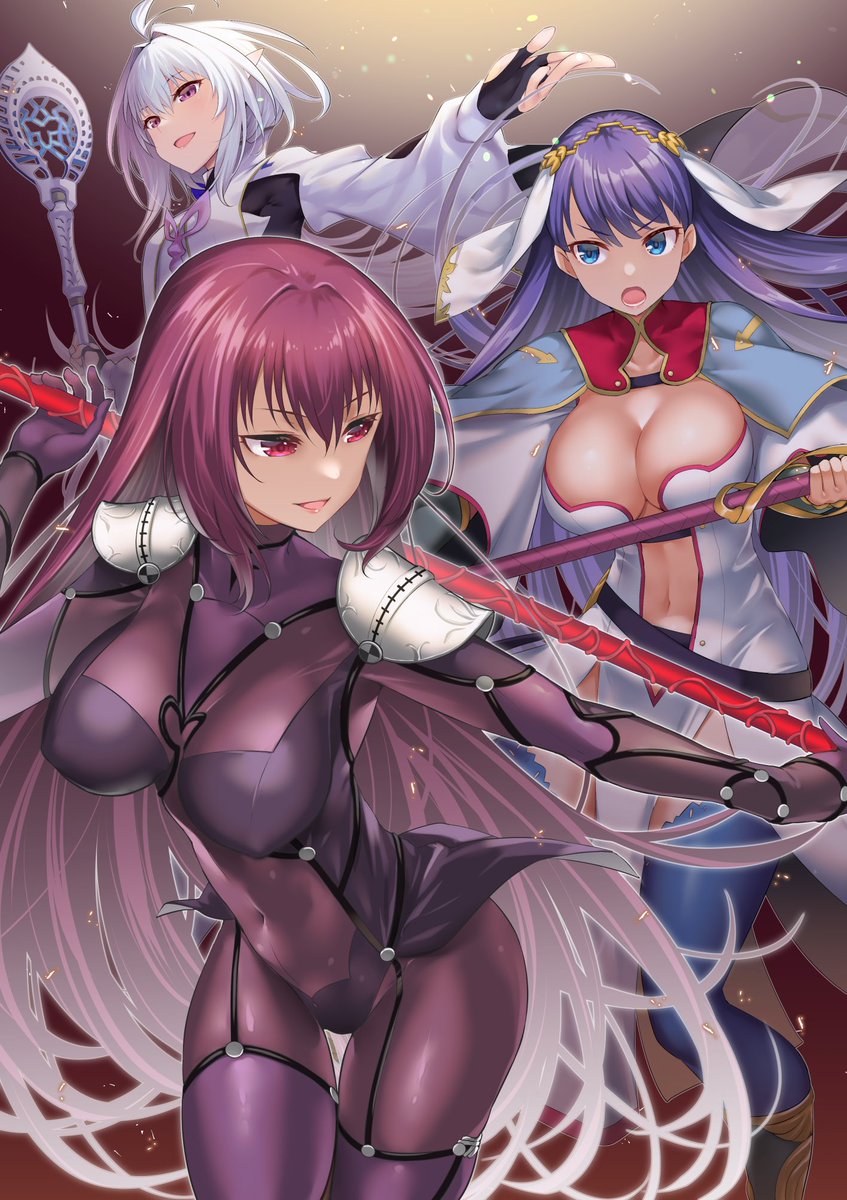 マルタ ,旧マーリン ,スカサハ(Fate) 「しごおわ 」|鷺沢　緋色のイラスト