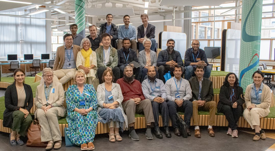 CovUni_CSM's tweet photo. Grateful for an incredible visit from the Pakistani research delegation to Coventry University Research! 🇵🇰✨ The exchange of ideas was not only influential but also so much fun. Looking forward to the return visit in Islamabad this November. #Collaboration #CUResearch @covcampus https://t.co/EMIFCYIiQr