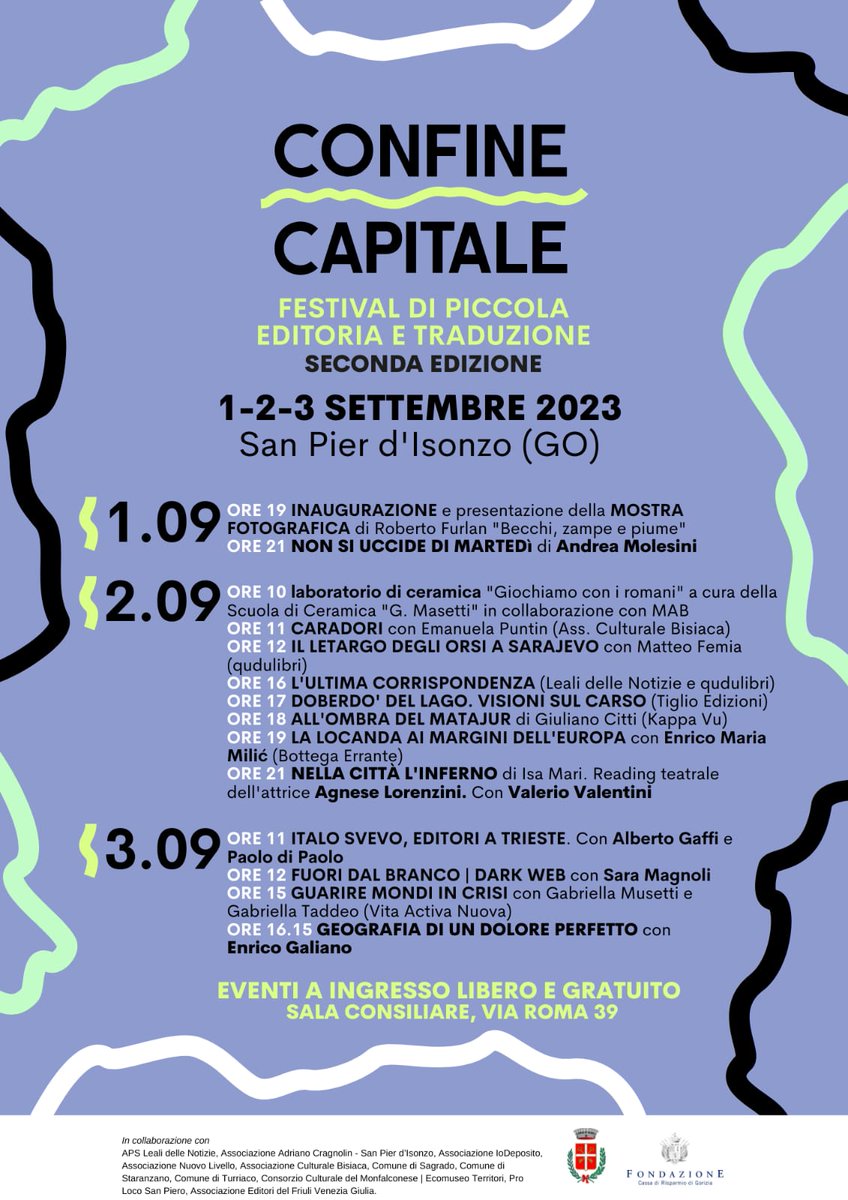 qudulibri's tweet photo. Settembre comincia a #confinecapitale 💚📚 @qudulibri sarà presente anche nello stand collettivo degli #editorifvg 📚😉

#statecivicini
#matteofemia
#sakibsmajlović
#kjašifsmajlović
#goborderless https://t.co/ycPeztDIoK