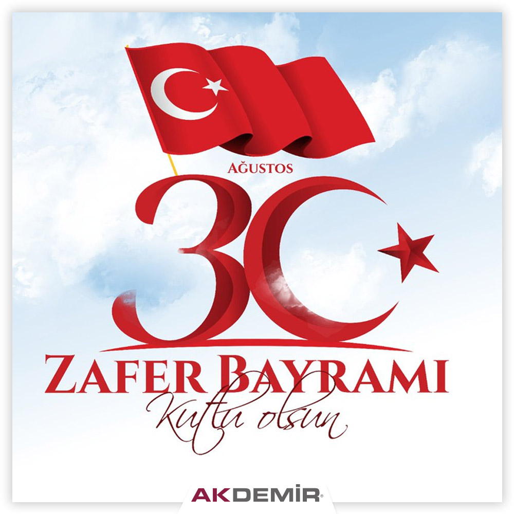 30 Ağustos Zafer Bayramımız kutlu olsun. 

#30ağustoszaferbayramı