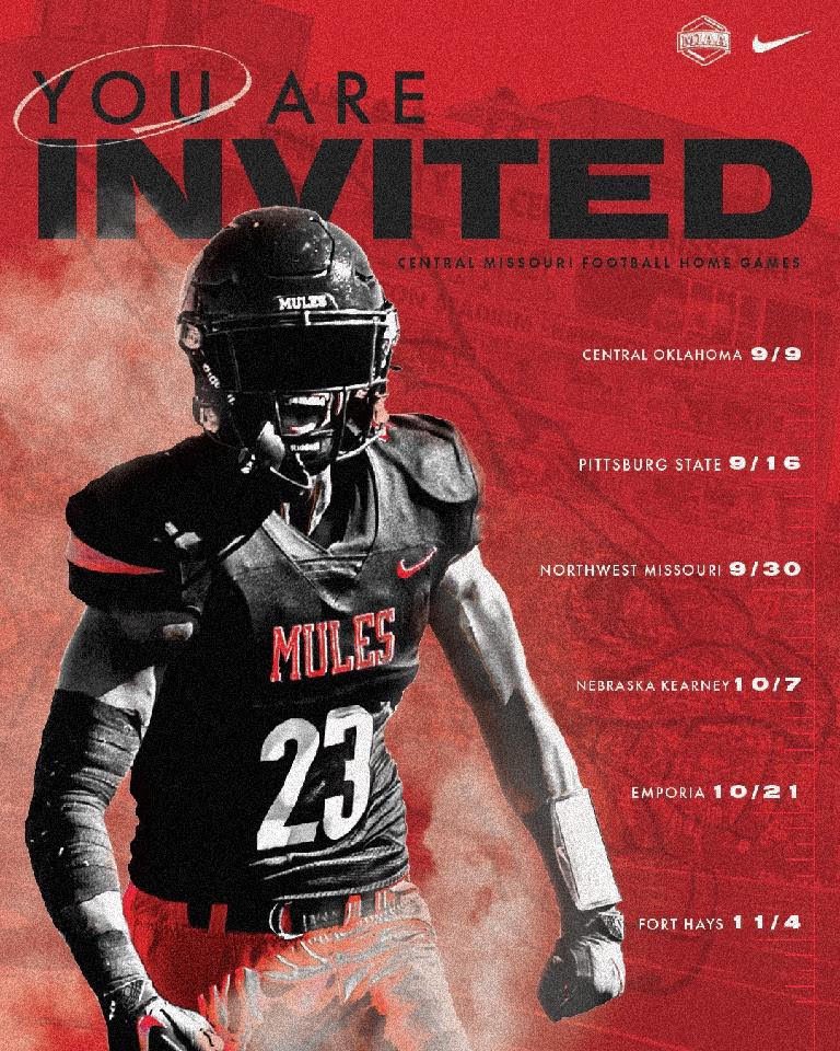 Thanks for the invite <a href="/H_HAWK/">Hayden Hawk</a> <a href="/UCentralMO/">University of Central Missouri</a> 🏈❤️