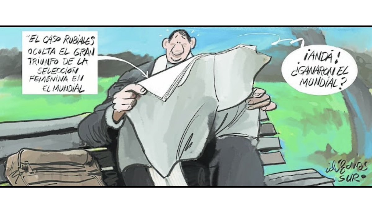 navarrotradmed's tweet photo. Los humoristas gráficos hacen su agosto a cuenta del beso💋⚽️Rubiales-Hermoso: @santygutierrez, @HUMORJMNIETO, @yesnocse, @Pachi_Idigoras y muchos más.
@SieteSofi recoge decenas de viñetas en su blog ‘Vetustideces’: https://t.co/quT7feRhEn (y el sunami no tiene pinta de amainar). https://t.co/lq8aFo3evy