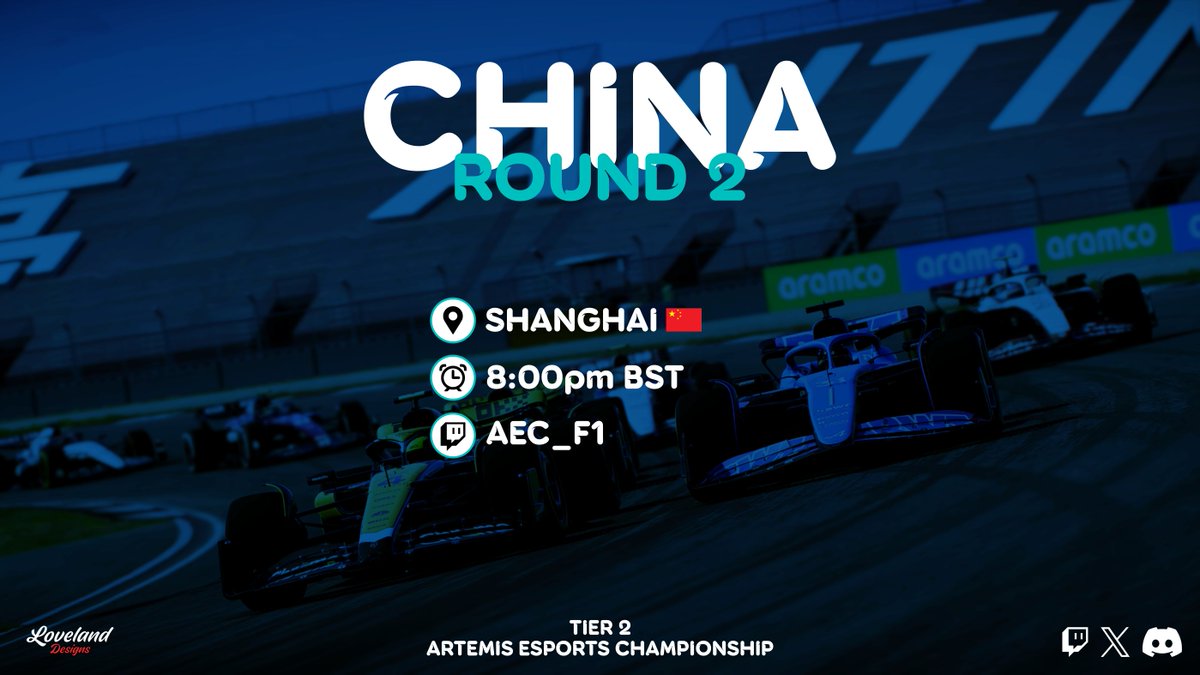 RACEDAY 💙

We are all ready for the second week of racing! This time we head to the circuit at Shanghai. With the very long straight in S3 there are plenty of overtake opportunities 🔥