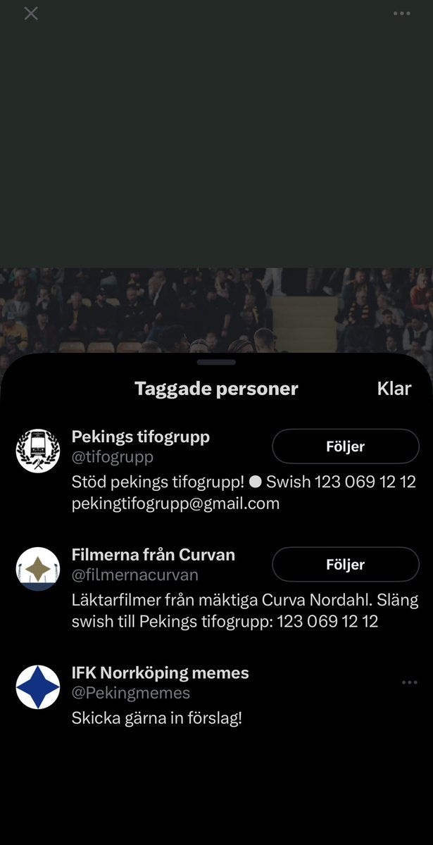 Känner mig fan hedrad.
Tack @aikioniemifoto !