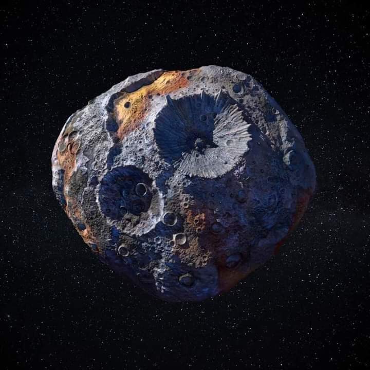 Este asteroide vale más que toda la economía mundial. 🤯☄️  

Su nombre es Psyche 16 y fué descubierto en el año 1852. Tiene un diámetro de unos 200 kilómetros y orbita a 370 millones de kilómetros de nuestro hogar, en el cinturón de asteroides que se ubica entre Marte y Jupiter.
