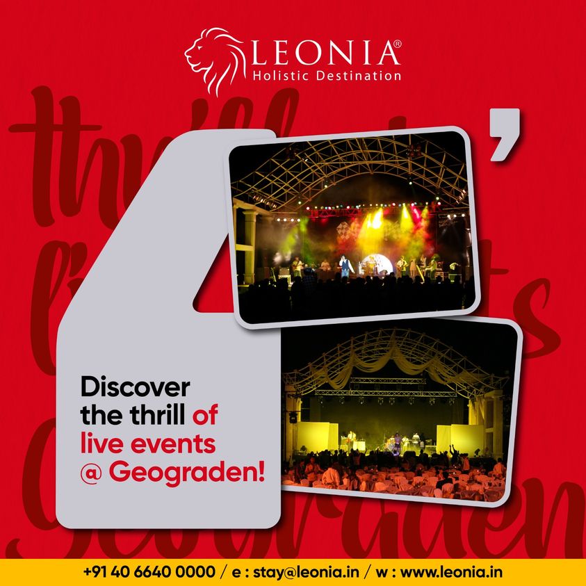 Experience an exciting series of live events at Geograden, hosted exclusively at Leonia Resorts! From thrilling performances to dazzling displays, immerse yourself in this riveting entertainment!
#leoniaresorts #events #dazzlingshows #partyvibes #energetic #rejoicing