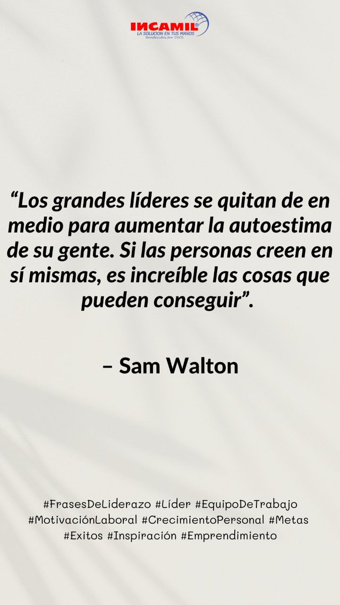 IncamilSRL's tweet photo. La confianza es un vínculo que fortalece la relación de los equipos. Dedica tiempo a conectar con cada compañero y proporciona un espacio cooperativo y honesto para relacionarse. Como resultado la motivación aumentará. https://t.co/y5uhrMl06Y